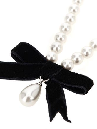 Self Portrait Necklace - White