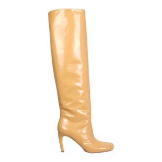 Dries Van Noten Heeled Boots, female, Brown, Size: 6 US Stivale Alto