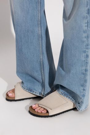 Birkenstock Solana VL Slides, Womens, Cream