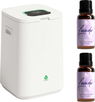 Pursonic Luxury Home Spa Bundle - Towel Warmer & Lavender Essential Oil