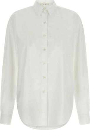 The Row Fiora Shirt - Dames - Overhemden - Wit - S - Katoen - Overhemden