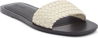 Madewell The Cora Woven Slide Sandal in Alabaster at Nordstrom Rack, Size 10.5