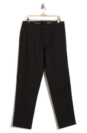 AG - Adriano Goldschmied Lochlan Workwear Relaxed Straight Leg Jeans in Pure Black at Nordstrom Rack, Size 31 X 32
