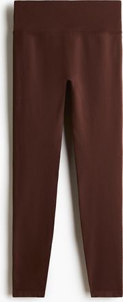 H&M Seamless Sportleggings mit DryMove - Braun