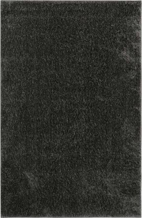 Esprit Alfombra de pelo largo gris oscuro suave 200x290