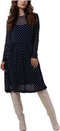 Lollys Laundry Lydia Midi Jurk - Dames - Casual kleedjes - Veelkleurig - XS - Katoen - Kleedjes