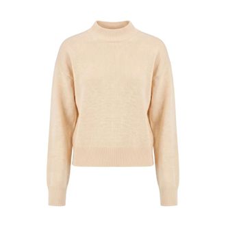 Pinko Pinko, Truien & Vesten, Dames, Beige, XS, Sparta C15 Turtleneck