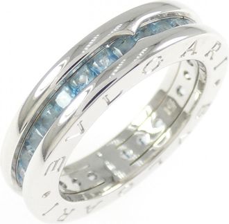 Bulgari White Gold White Gold (18K) Band Ring (Pre-Owned)