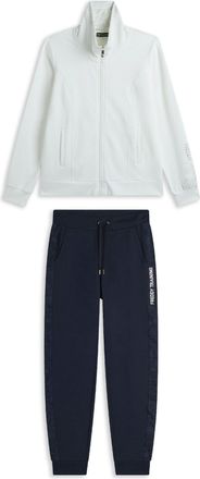 Freddy Tuta donna con zip, collo alto e inserti paisley