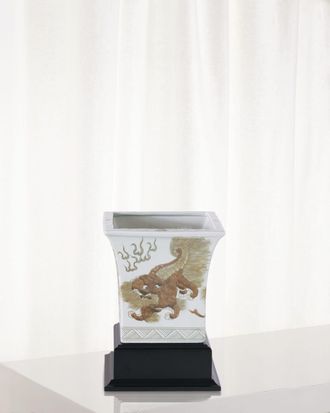 Port 68 Chow Brown Square Planter with Stand