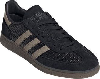 adidas Gender Inclusive Handball Spezial Sneaker in Core Black/Trace Khaki/Gum5 at Nordstrom, Size 11.5 Womens