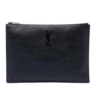 Saint Laurent Borsa Pre-owned in Pelle Impunturata - - Pre-owned - Donna - Nero - ONE SIZE
