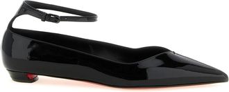 Christian Louboutin Erozeena Ballerinas - Dames - Ballerinas - Zwart - 39 1/2 EU - Leer - Schoenen