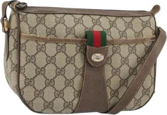 Gucci Pre-owned Cross Body Bags, female, Beige, Size: ONE SIZE Pre-owned Vintage Cross Body Bag