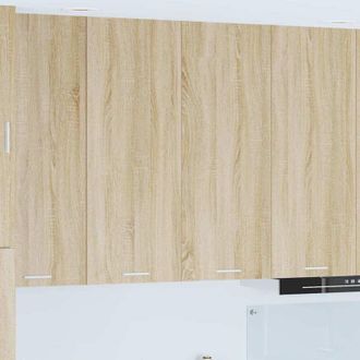 vidaXL vidaXL Armadio pensile con porta Rovere Sonoma 80 x 31 x 100 cm