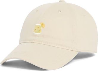 Frasier Sterling Lemon Twist Cotton Canvas Baseball Cap in Khaki at Nordstrom