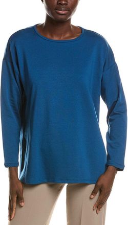 Eileen Fisher Round Neck Long Box Top