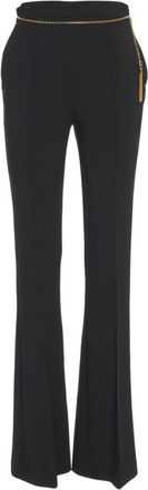 Elisabetta Franchi Trousers With Chain Detail