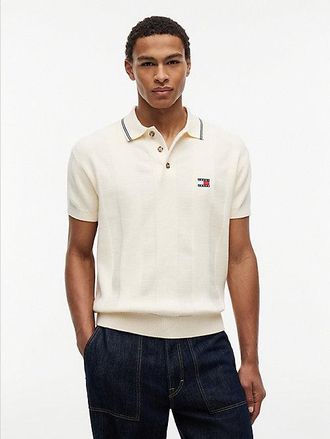 Tommy Hilfiger Regular Fit Textured Knit Polo Shirt