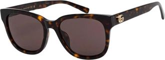 Gucci Zonnebrillen - Dames - Zonnebrillen - Bruin - 55 MM - Accessoires