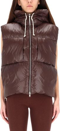 Jil Sander Glossy Quilted Sleeveless Padded Vest