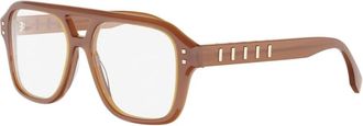 Fendi Brillen - Dames - Brillen - Oranje - 54 MM - Accessoires