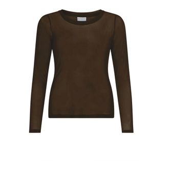 In Front Mujer, Camisetas, Marrón, Talla: 2XL