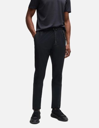 HUGO BOSS Mens Hwoven Tracksuit Bottoms - Black - Size: 2XL