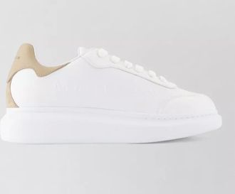 Alexander McQueen oversized leather sneakers rubber sole