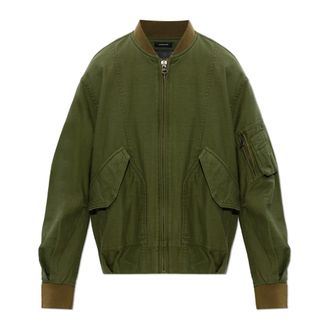R13 Bomber Jackets, female, Green, Size: M Bomber jacket