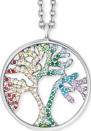 Engelsrufer Womens ERN-TREE-ZIM Ladies Tree of Life Necklace Silver Sterling - One Size