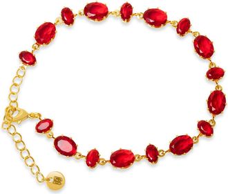 Bruno Magli Michela Gold Bracelet, Rubino