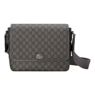 Gucci Ophidia Medium Messenger Bag Grey Black 761741-FACJY-1244