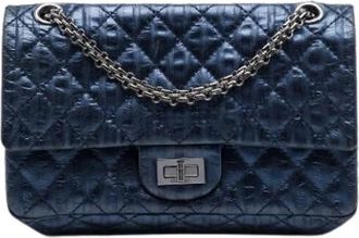 Chanel Borsa a spalla Double Flap Pre-owned - - Pre-owned - Donna - Blu - ONE SIZE