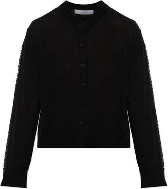 Iro Iconia Cardigan - Dames - Vesten - Zwart - L - Wol - Truien & Vesten