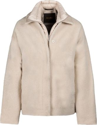 Moorer Cher-MRS jacket - Neutrals