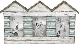 Beachcombers House Frame With 3 4X6 Photos in White at Nordstrom, Size Medium