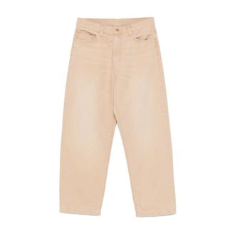 Carhartt Work in Progress Carhartt Wip, Straight Trousers, male, Beige, Size: W36 Wide Landon Pant Trousers