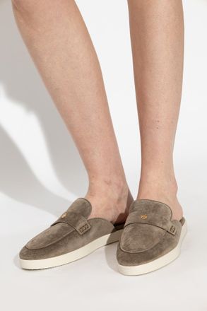 Tory Burch Ballet Sport Slides, Womens, Brown