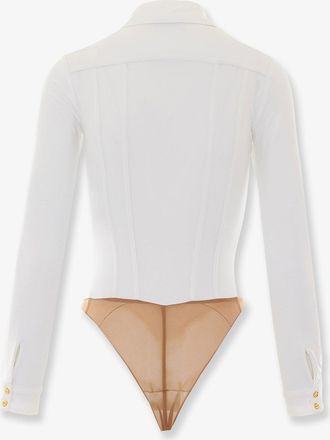 Elisabetta Franchi Womens Shirt Stretch Viscose White