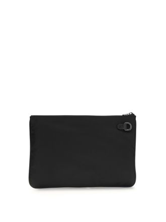 Kiton Fabric Clutch - Black