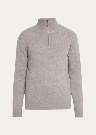 Polo Ralph Lauren Mens Cashmere Half-Zip Sweater