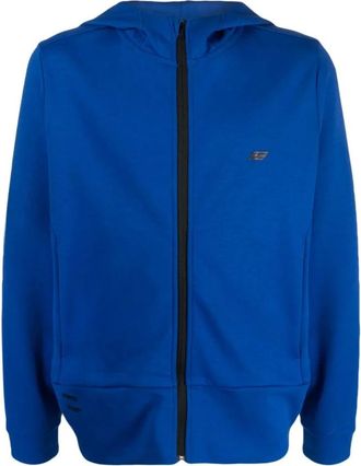 Tommy Hilfiger Sport Essential Tonal Logo Zip-Thru Hoody - Heren - Vesten met rits - Blauw - XL - Katoen - Hoodies & sweatvesten