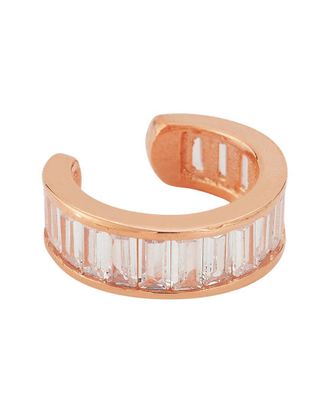 Glaze Jewelry 14K Rose Gold-Plated Cz Earrings