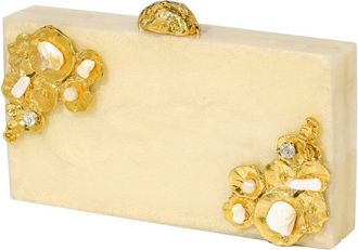Tiramisu Pearl Bloom Minaudiere