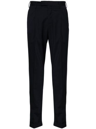Pantaloni Torino tapered-leg tailored trousers - Blue