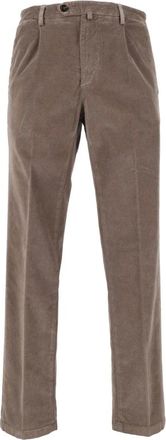 BRIGLIA 1949 Broeken, Heren, Bruin, M, Leer, Bg 21 Straight Broeken