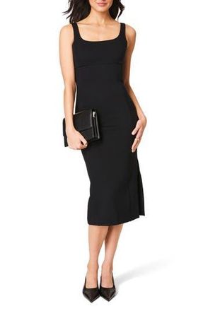 Spanx SPANXshape Ponte Midi Tank Dress in Classic Black at Nordstrom Rack, Size X-Small