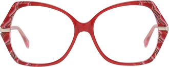 Emilio Pucci Red Women Optical Frames Accessory
