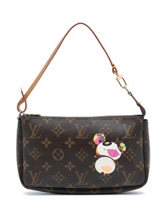 Louis Vuitton 2004 Takashi Murakami Monogram Panda Pochette Accessoires shoulder bag - Brown